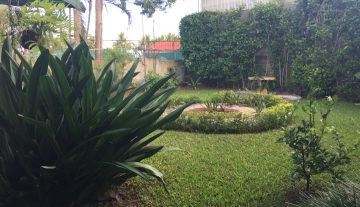 Amplio patio, zona verde